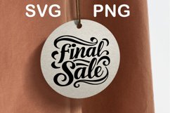 Final sale tag Svg Png Product Image 3