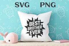 Best brother ever quote Svg Png Product Image 2