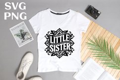 Little sister quote Svg Png Product Image 2
