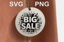 Big sale tag Svg Png Product Image 2