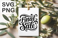 Final sale tag Svg Png Product Image 1