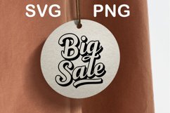 Big sale tag Svg Png Product Image 3