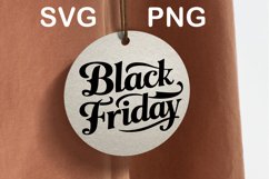Black friday tag Svg Png Product Image 1
