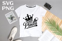Born to be a princess quote Svg Png Product Image 2