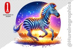 Cute Zebra Clipart - PNG File Product Image 1