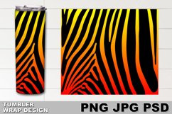 Zebra print tumbler wrap sublimation design