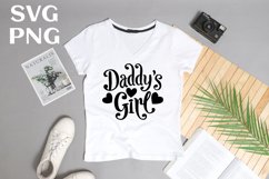 Daddy&#039;s girl quote Svg Png Product Image 2