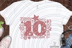 Ten Cutting File SVG DXF Product Image 4