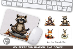 Mouse Pad Zen Fail Critters Product Image 1