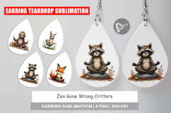 Earring Zen Fail Critters Product Image 1