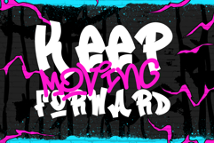 Zero Blast | Bold Handwritten Graffiti Webfont for Urban Product Image 8