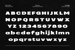 Zero Tranz - Bold Modern Expanded Sport Sans Product Image 11