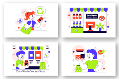 10 Zero Waste Grocery Store Illustration Product Image 2