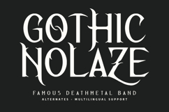 Zeroha Dark Gothic Occult Blackletter Typeface Product Image 2