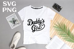 Daddy&#039;s girl quote Svg Png Product Image 2