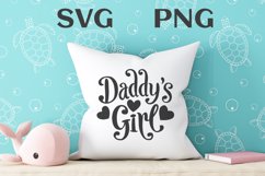 Daddy&#039;s girl quote Svg Png Product Image 3