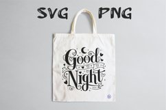 Good night quote Svg Png Product Image 3