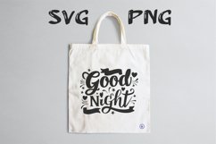 Good night quote Svg Png Product Image 3