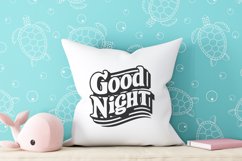 Good night quote Svg Png Product Image 1