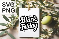 Black friday tag Svg Png Product Image 1