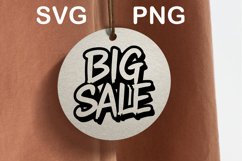Big sale tag Svg Png Product Image 1