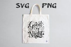 Good night quote Svg Png Product Image 3