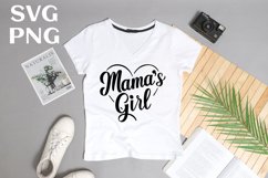 Mama&#039;s girl quote Svg Png Product Image 3
