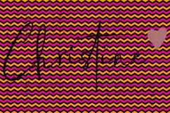 Pink Orange Chevron Halloween Pattern | Cute Halloween Paper Product Image 4