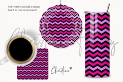 Pink Purple Chevron Halloween Pattern | Cute Halloween Paper Product Image 3