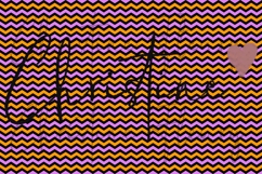 Orange Purple Chevron Halloween Pattern | Cute Halloween Product Image 4