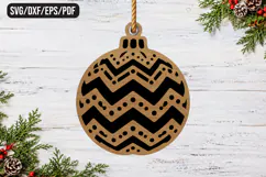Zigzag Pattern Laser Cut Design Product Image 1