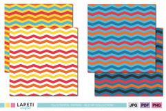 colorful chevron background