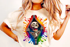 3D Skeleton PNG, Zipper PNG, Kids Png, Children PNG, Toddler Product Image 2