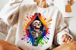 3D Skeleton PNG, Zipper PNG, Kids Png, Children PNG, Toddler Product Image 1