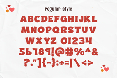 Zippy Love - Playful Valentine Decorative Typeface Product Image 7