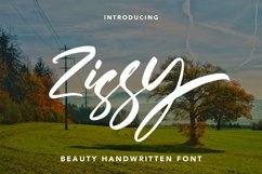 Web Font Zissy - Handwritten Font Product Image 1