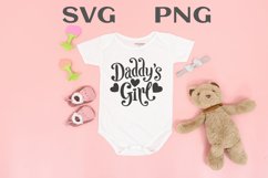 Daddy&#039;s girl quote Svg Png Product Image 1