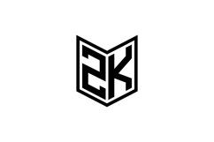 ZK logo design Product Image 1