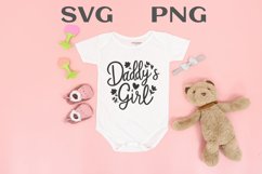 Daddy&#039;s girl quote Svg Png Product Image 3