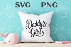 Daddy&#039;s girl quote Svg Png Product Image 3