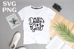 Daddy&#039;s girl quote Svg Png Product Image 1