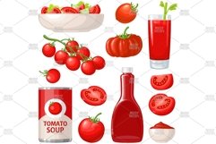 Ketchup bottle, chilli, tomato sauce, branch, half, slice Product Image 1