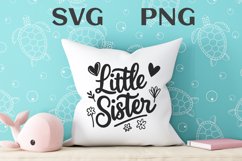 Little sister quote Svg Png Product Image 3