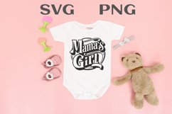 Mama&#039;s girl quote Svg Png Product Image 1