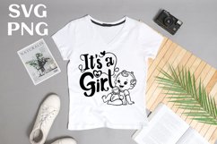 It&#039;s a girl quote Svg Png Product Image 1
