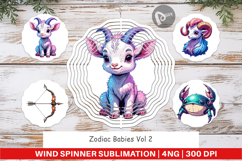 Wind Spinner Zodiac Babies Product Image 1