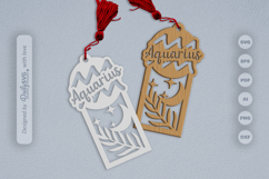 Zodiac Bookmark Laser Cut SVG Product Image 1