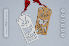 Zodiac Bookmark Laser Cut SVG Product Image 1