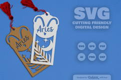 Zodiac Bookmark Laser Cut SVG Product Image 2