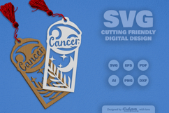 Zodiac Bookmark Laser Cut SVG Product Image 1